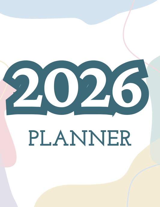 2026 Planner | 72-Page Yearly Planning System | Printable + Digital Download