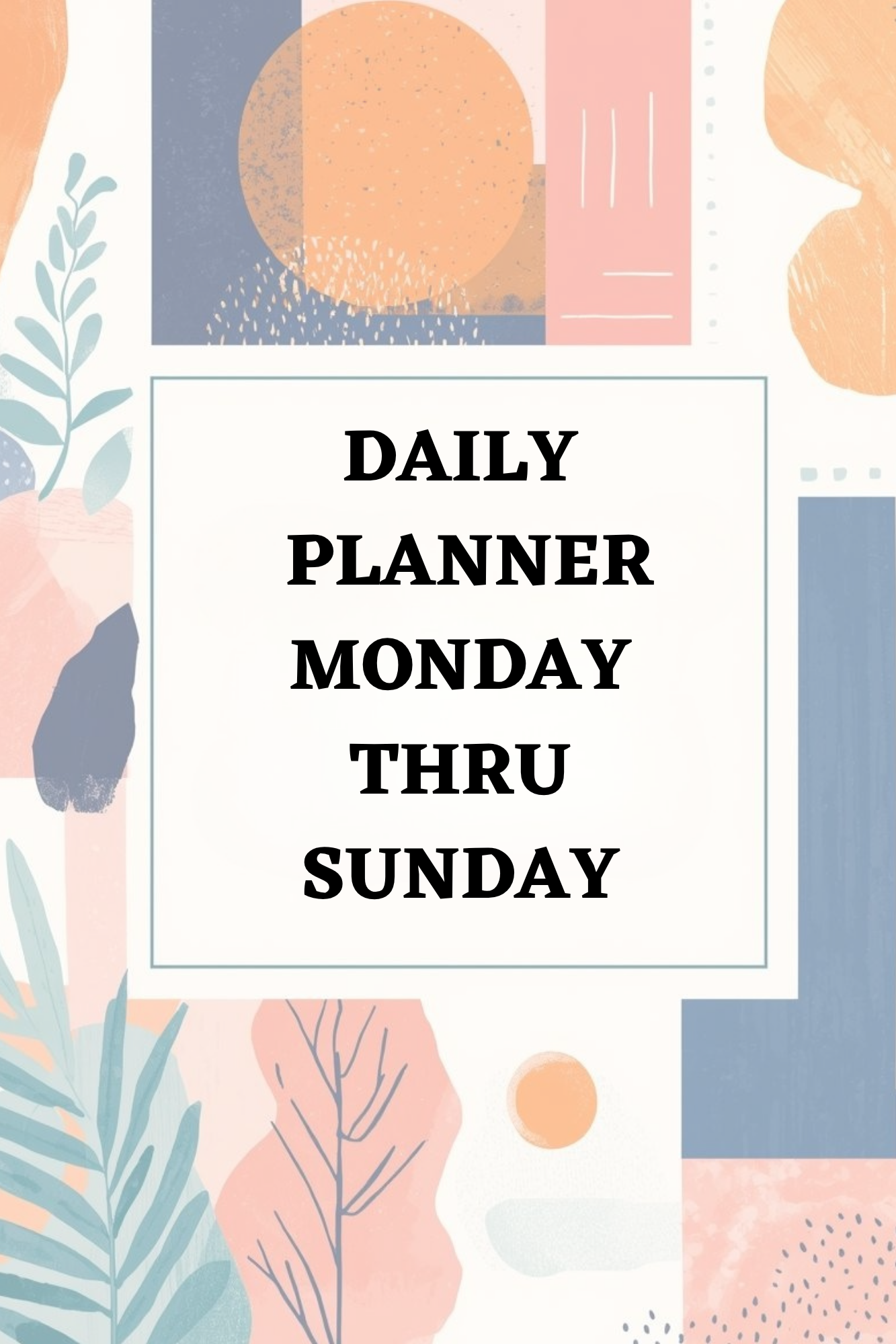 SIMPLE DAILY PLANNER