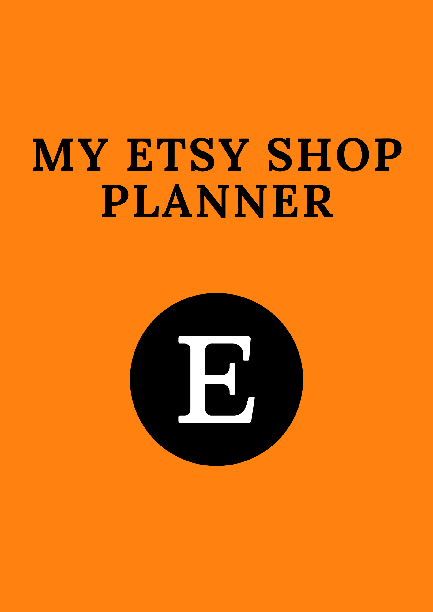 Etsy Shop Planner | 43-Page Business System | Printable + Digital Download