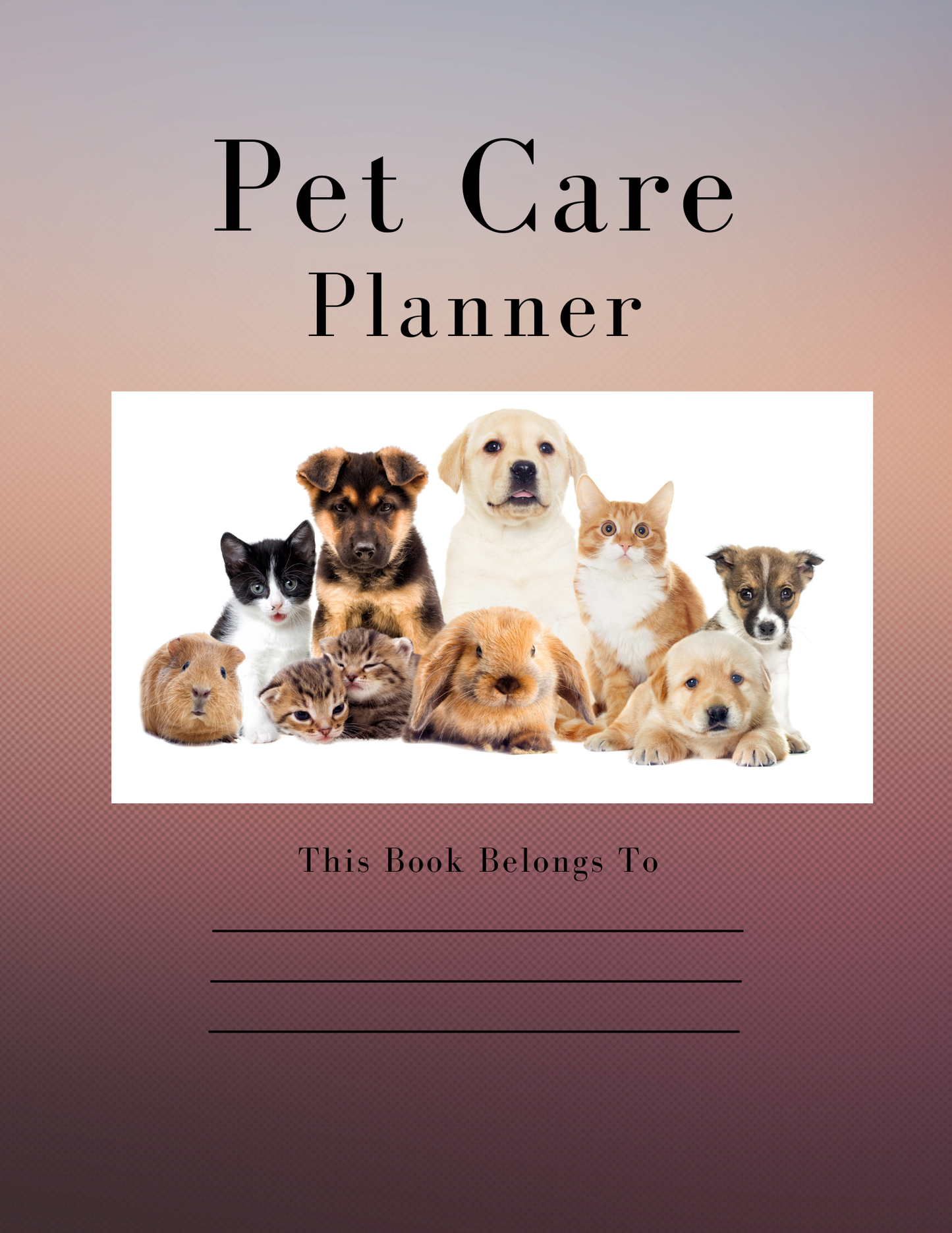 Pet Care Planner | 16-Page System | Printable + Digital Download