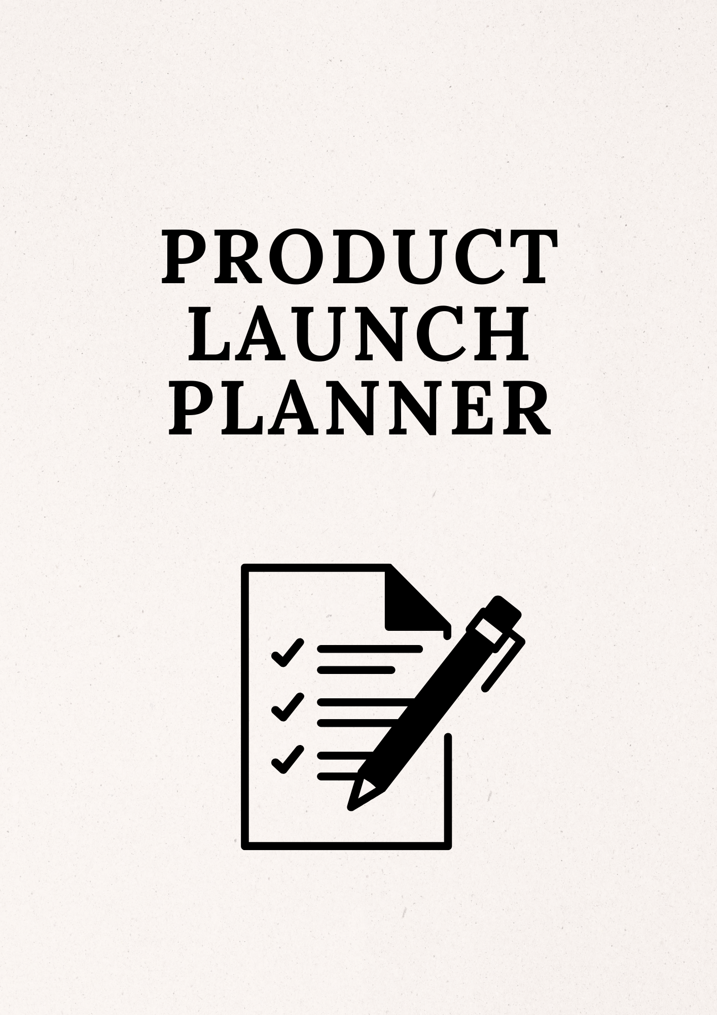 Product Launch Planner | 42-Page Business System | Printable + Digital Download