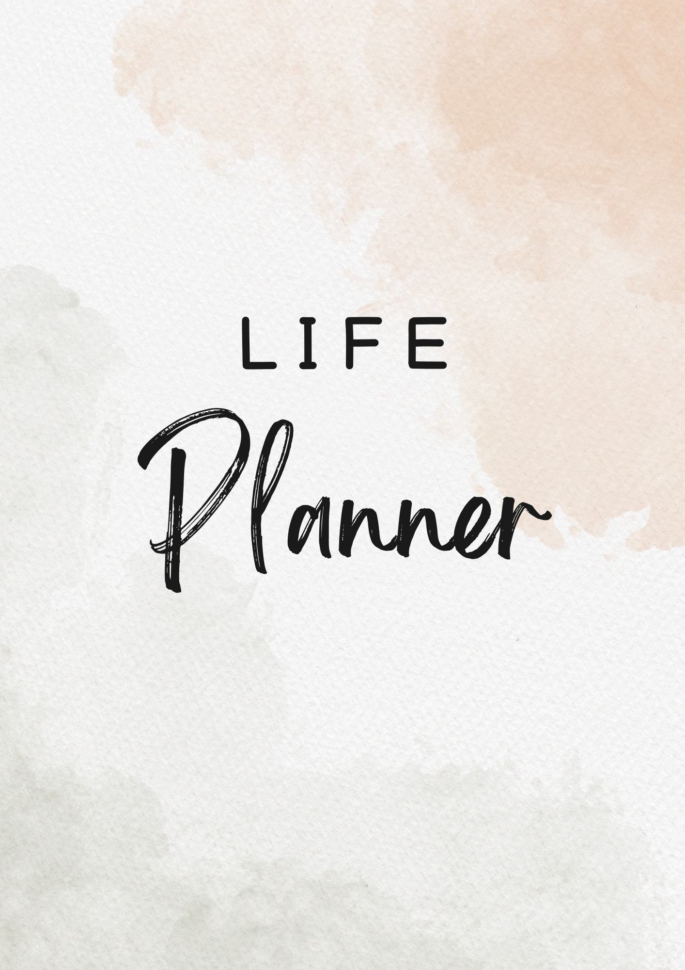 Life Planner | 67-Page All-In-One Life Planning System | Printable + Digital Download