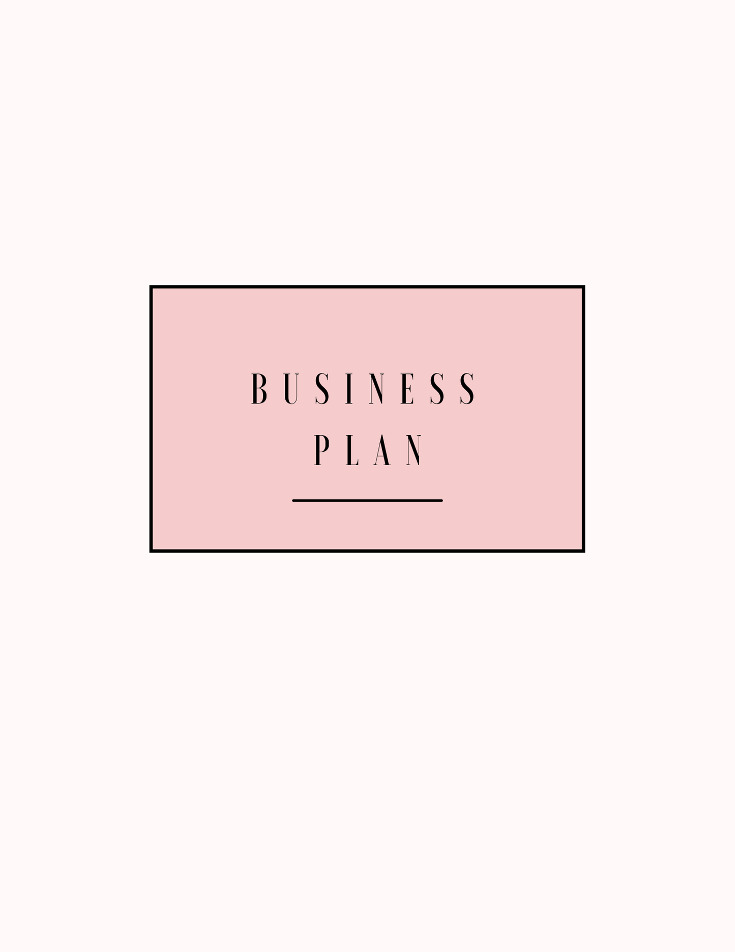 Business Plan | 13-Page Business System | Printable + Digital Download