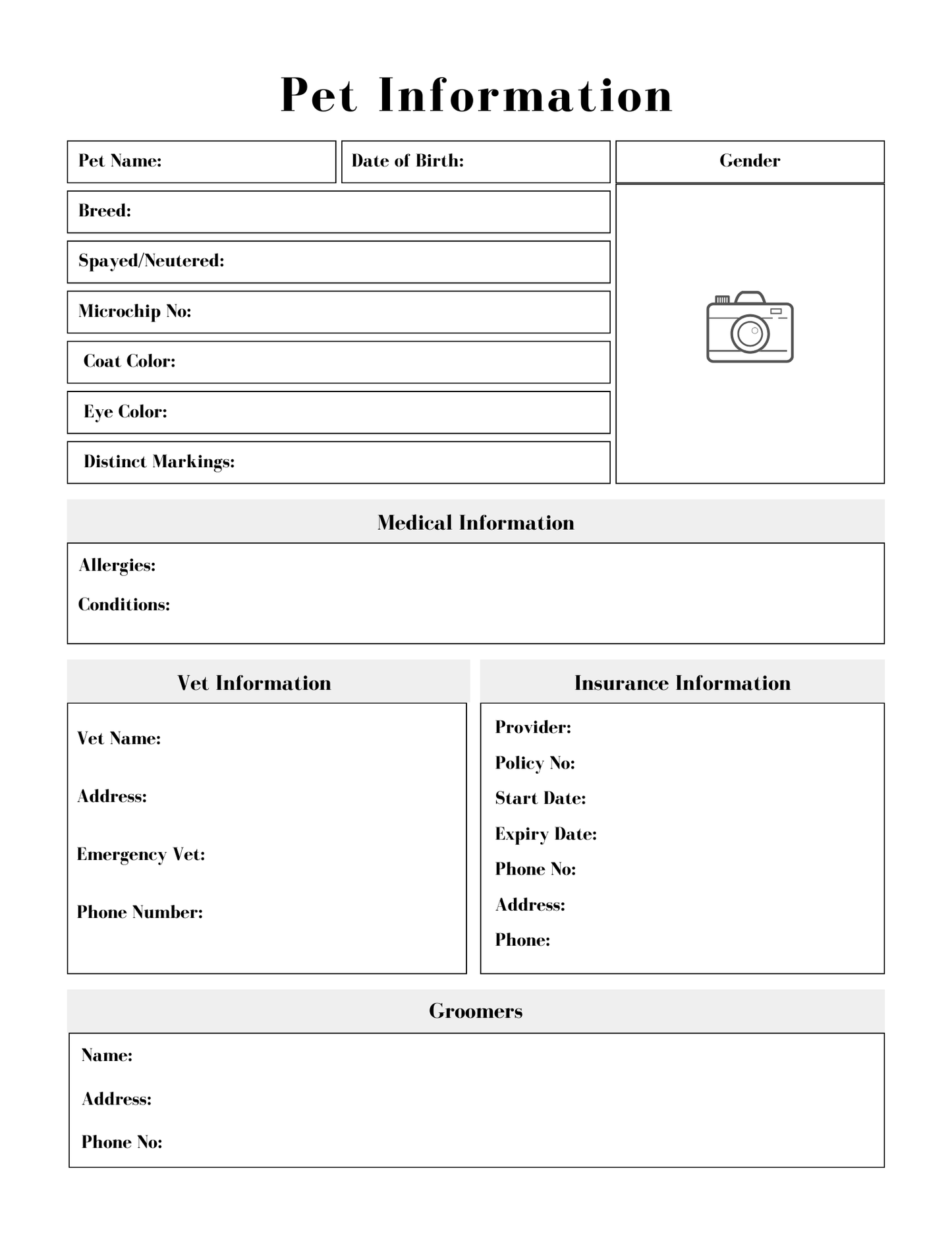 Pet Care Planner | 16-Page System | Printable + Digital Download