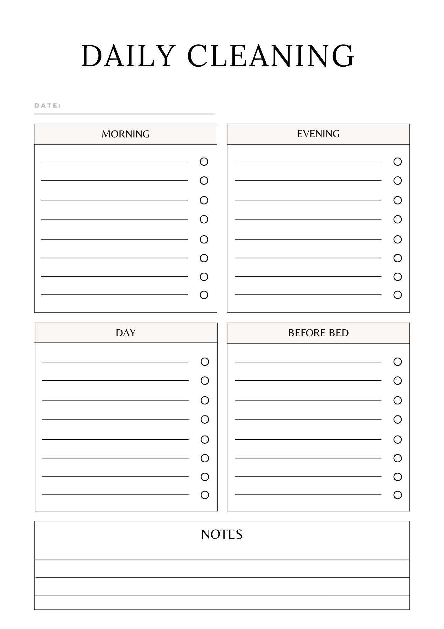 Cleaning Planner | 31-Page Business System | Printable + Digital Download