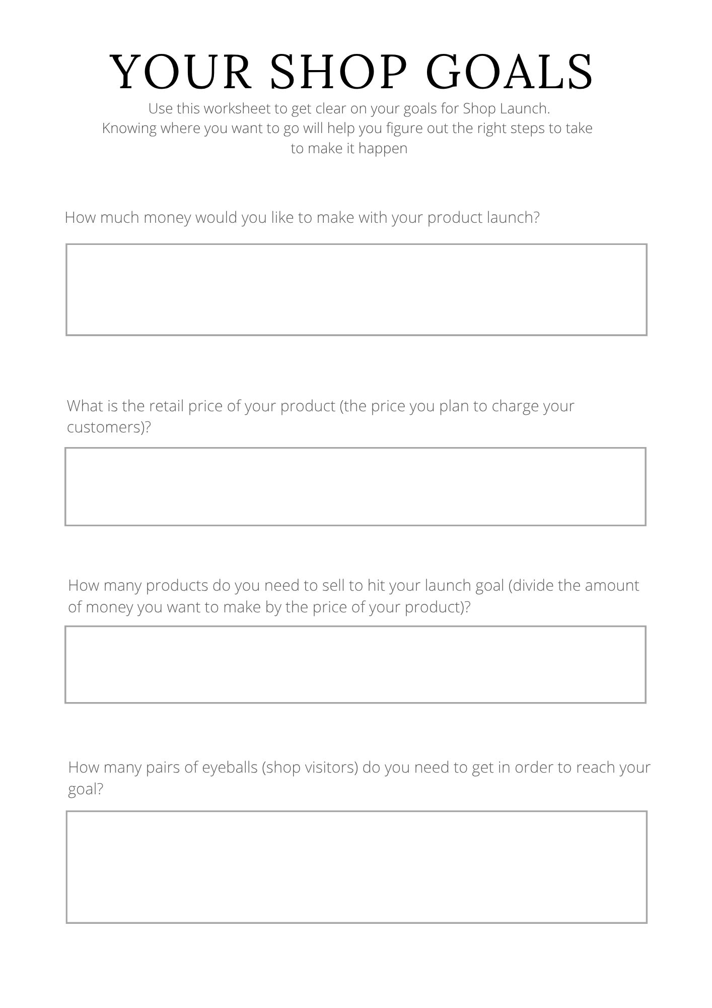 Shopify Planner | 41-Page Business System | Printable + Digital Download