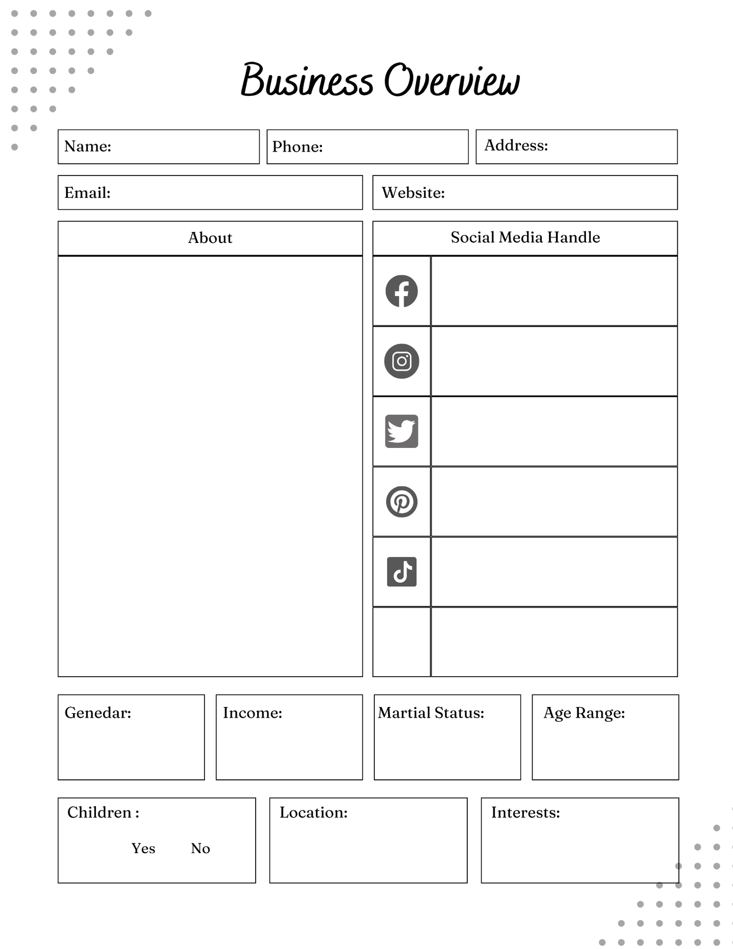 Small Business Planner | 60-Page Business System | Printable + Digital Download