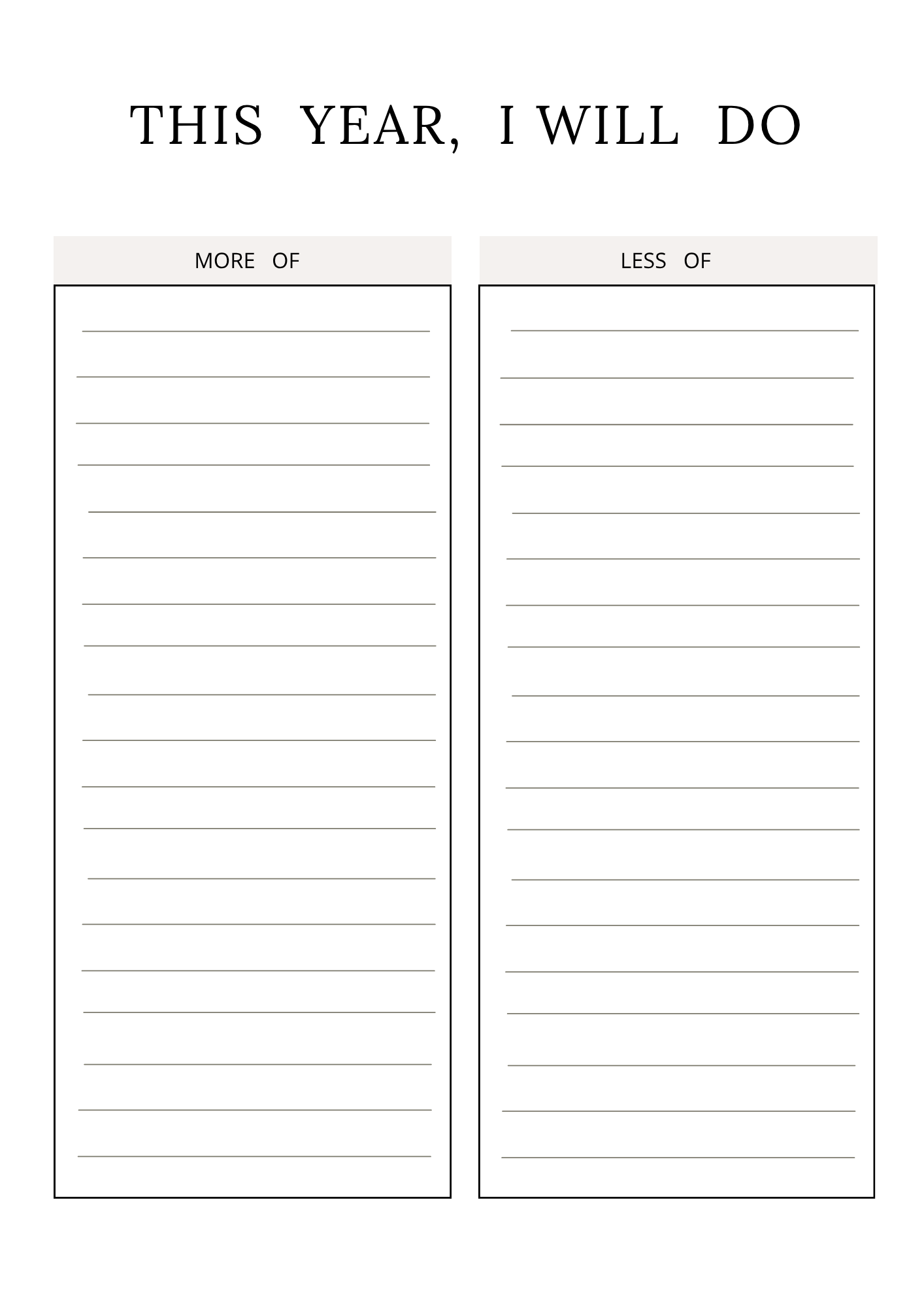Personal Growth Journal | Self Reflection & Mindset Builder | Printable + Digital Download
