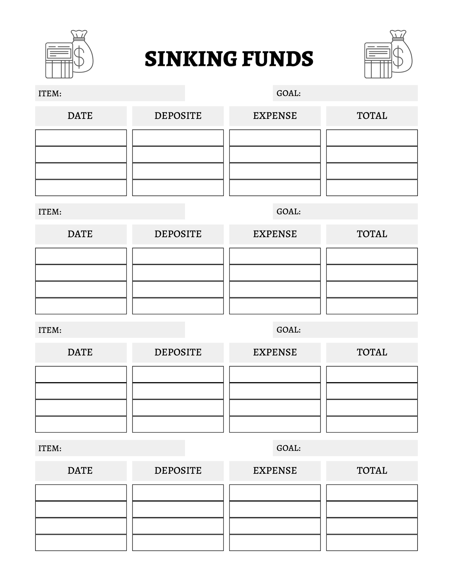 Budget Planner | 10-Page Business System | Printable + Digital Download