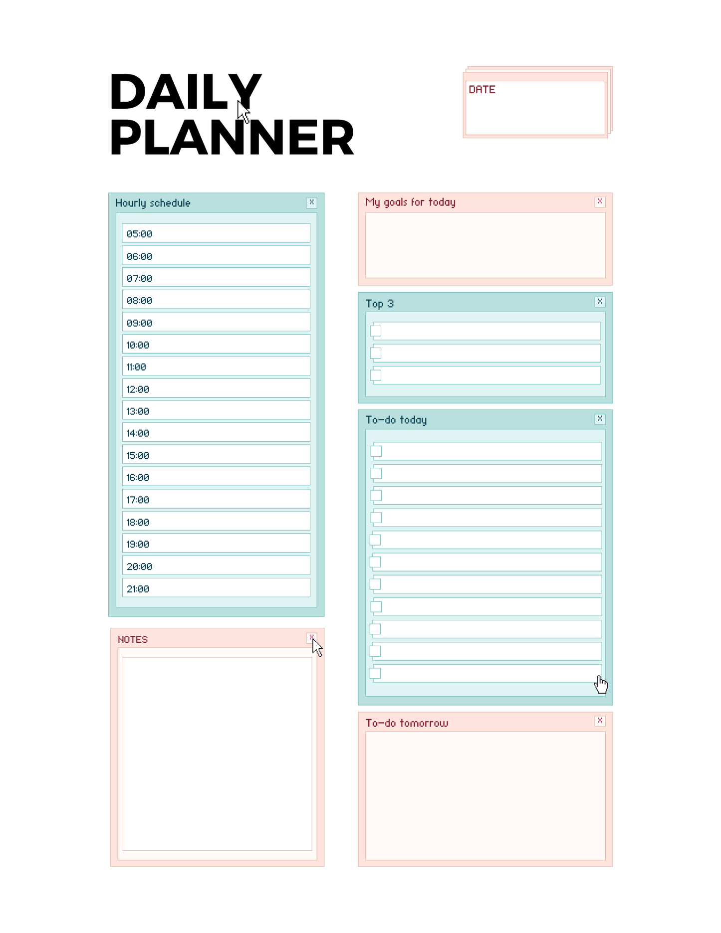 Ultimate Planner Bundle | All-In-One Life & Business System | Printable + Digital Download