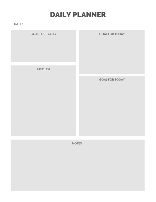 Daily To-Do List | 1-Page Productivity Sheet | Printable + Digital Download