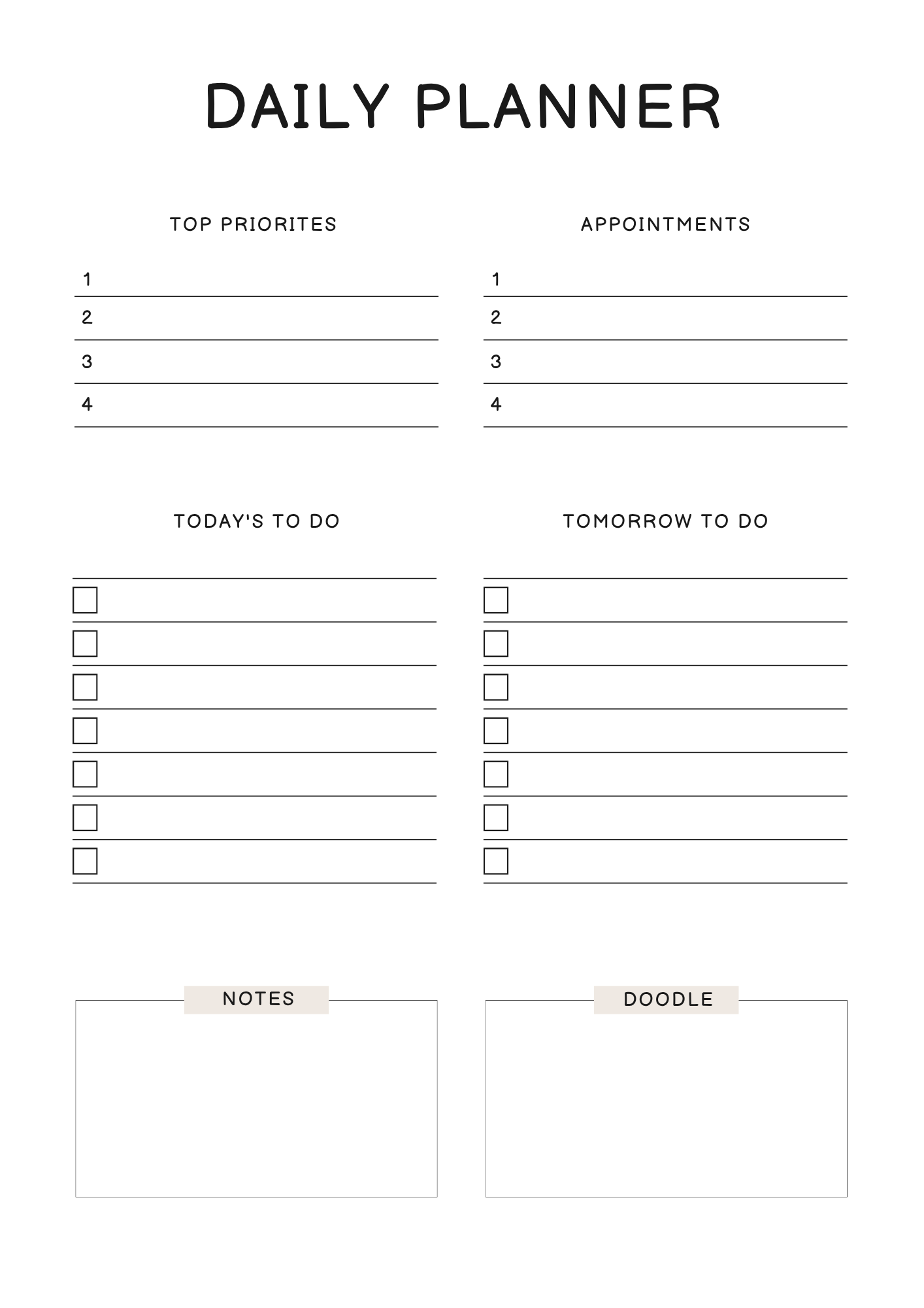 Life Planner | 67-Page All-In-One Life Planning System | Printable + Digital Download