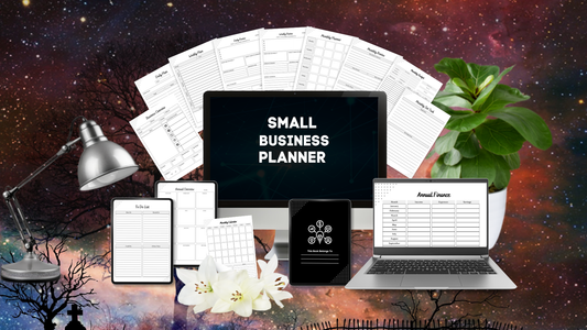 Small Business Planner | 60-Page Business System | Printable + Digital Download