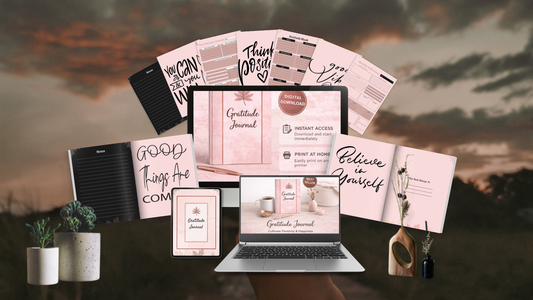 Gratitude Journal | Daily Reflection & Mindset Practice | Printable + Digital Download