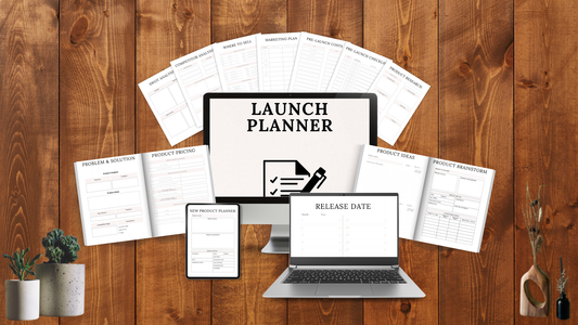 Product Launch Planner | 42-Page Business System | Printable + Digital Download