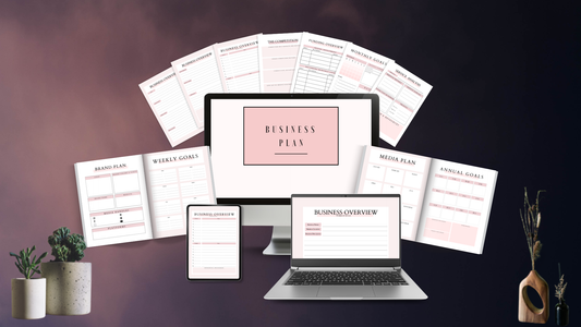 Business Plan | 13-Page Business System | Printable + Digital Download