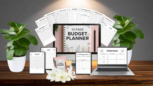 Budget Planner | 10-Page Business System | Printable + Digital Download