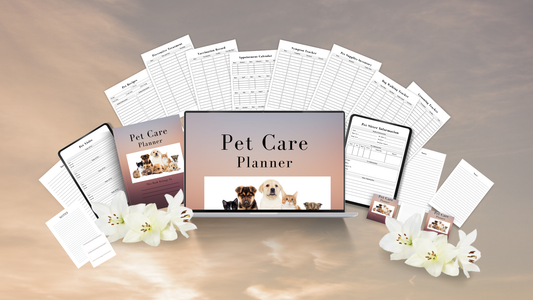 Pet Care Planner | 16-Page System | Printable + Digital Download