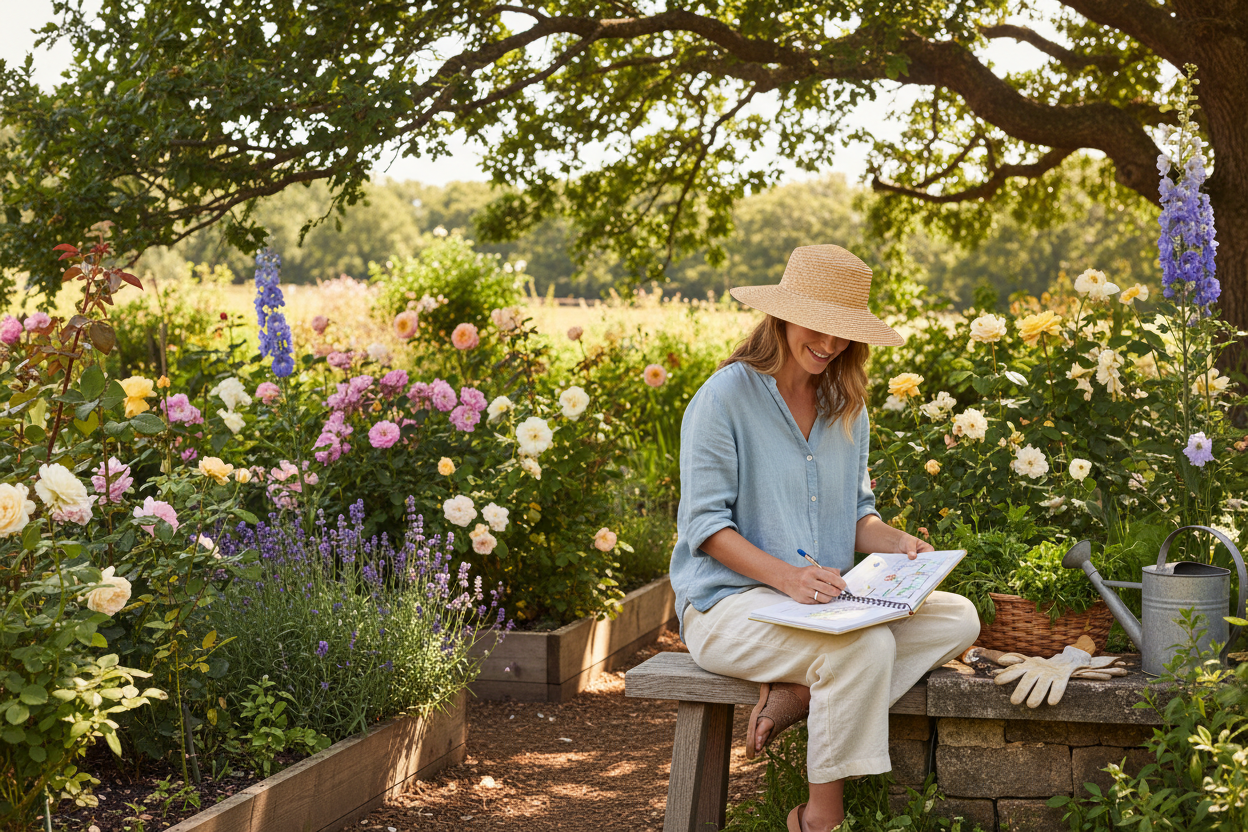 Garden Planner Lifestyle Mockup