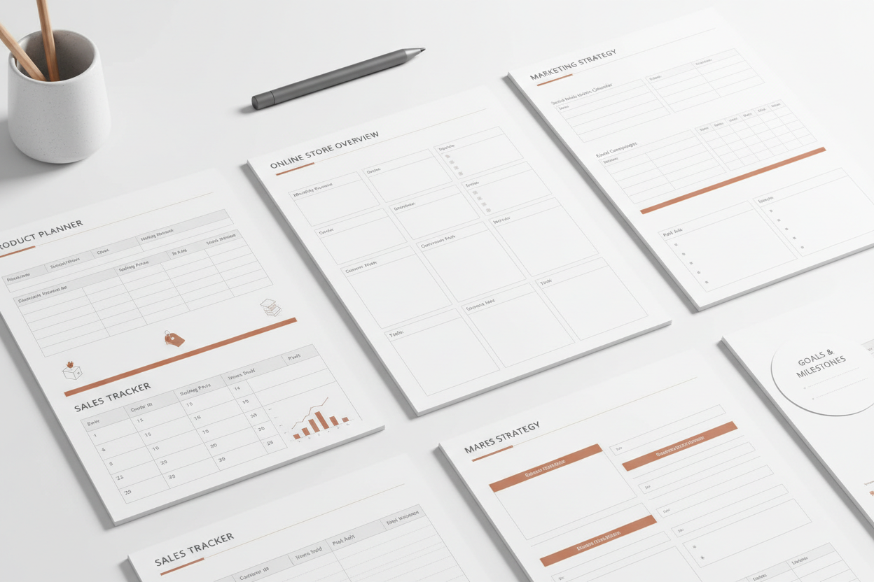 Shopify Planner Mockup