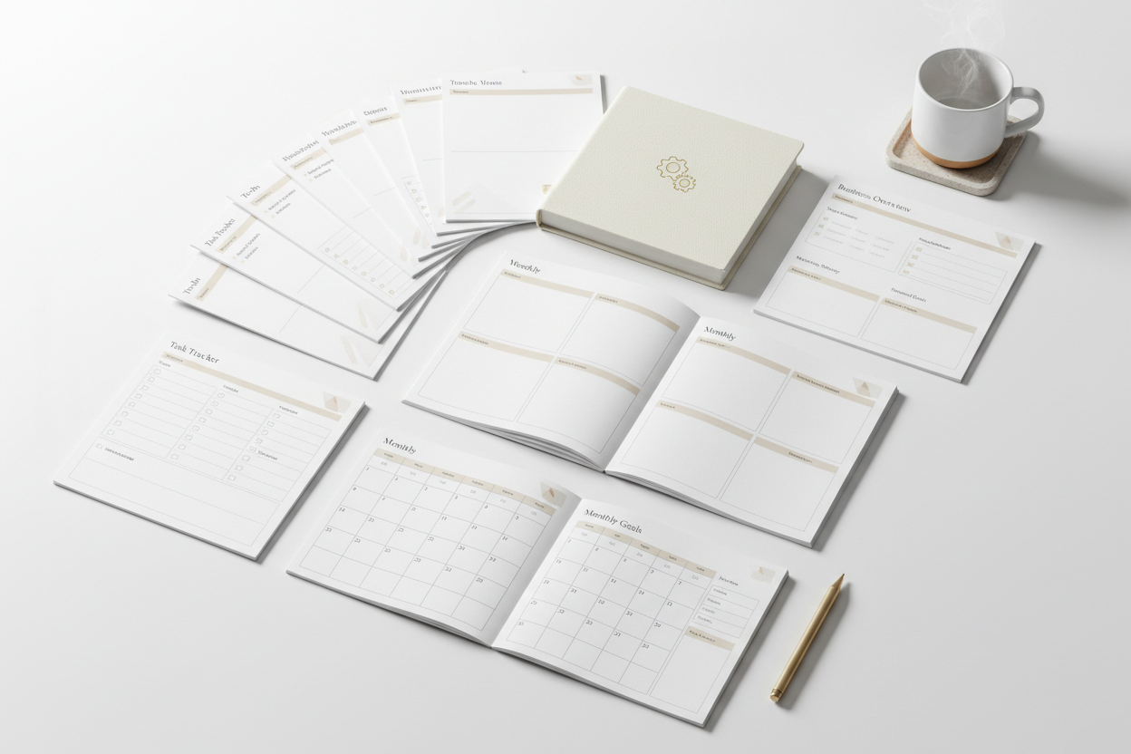 Small Business Planner Mockup